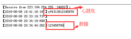 心跳包和数据