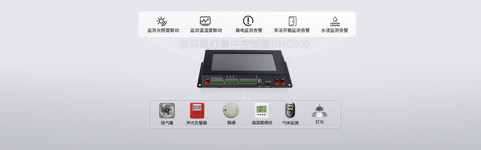 路灯集中控制器边缘联动